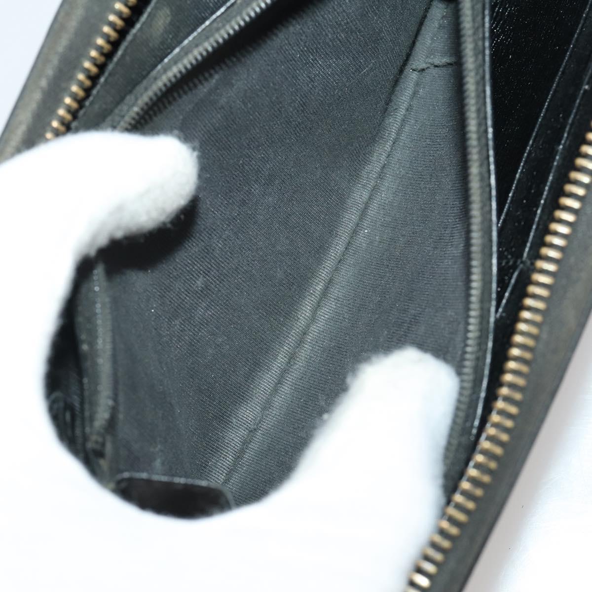 GUCCI GG Canvas Wallet Leather 10 Set Black Beige pink Auth CB288