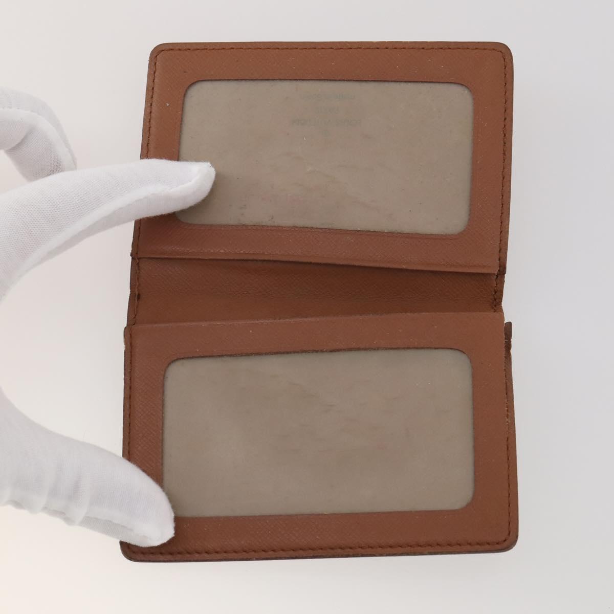 LOUIS VUITTON Monogram Card Case 10 Set LV Auth CB306