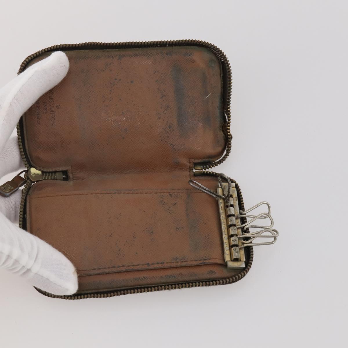 LOUIS VUITTON Monogram Key Case 10 Set LV Auth CB307