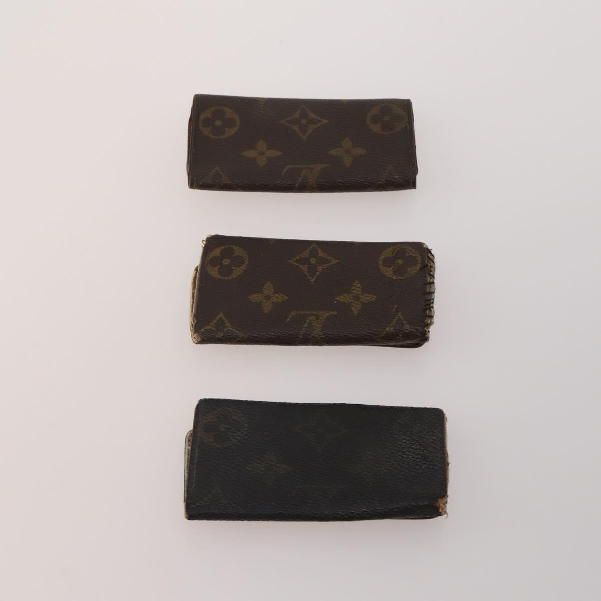 LOUIS VUITTON Monogram Key Case 10 Set LV Auth CB307