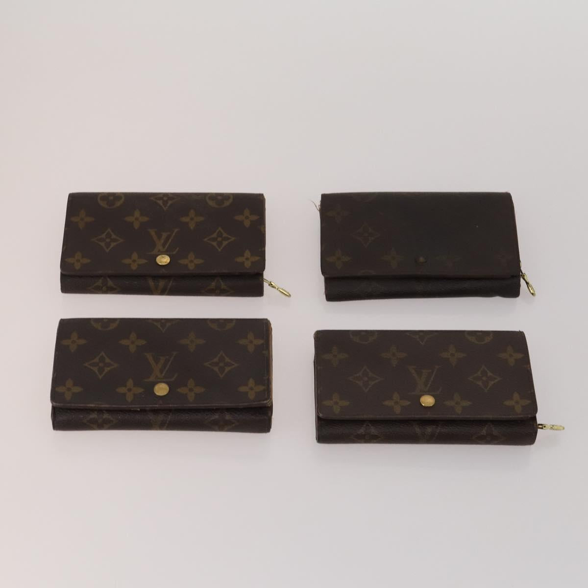 LOUIS VUITTON Monogram Wallet 10 Set LV Auth CB313