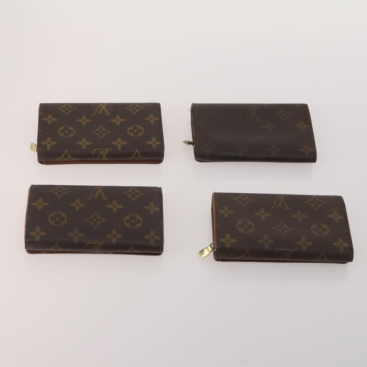 LOUIS VUITTON Monogram Wallet 10 Set LV Auth CB313