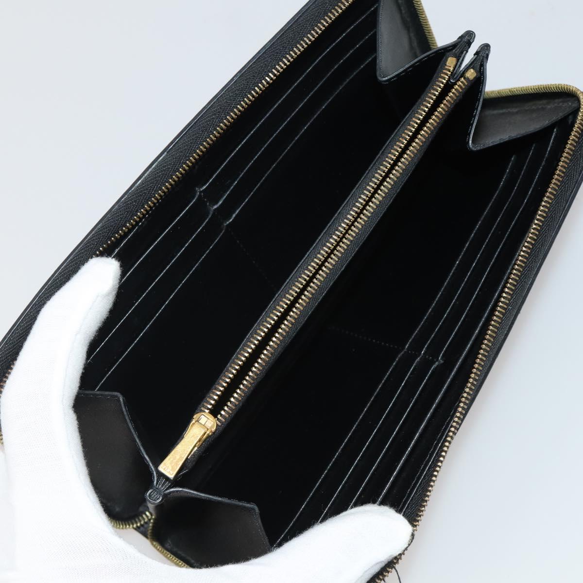 CELINE Macadam Canvas Wallet PVC Leather 10 Set Brown Beige Black Auth CB323