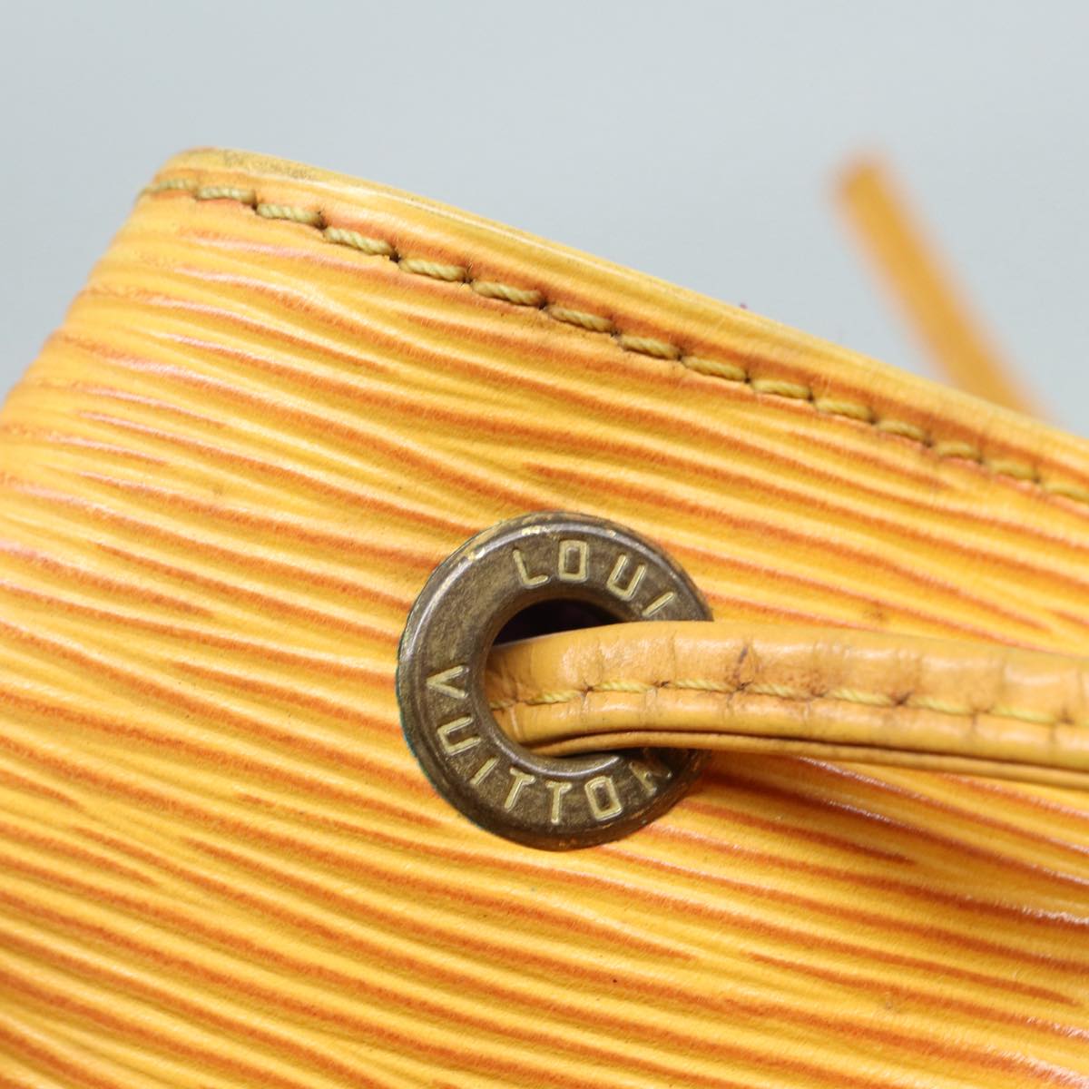 LOUIS VUITTON Epi Petit Noe Shoulder Bag Yellow M44109 LV Auth cl857