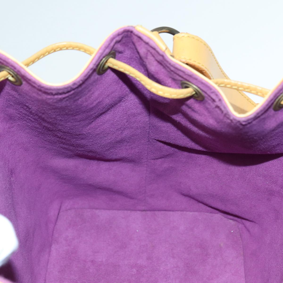 LOUIS VUITTON Epi Petit Noe Shoulder Bag Yellow M44109 LV Auth cl857