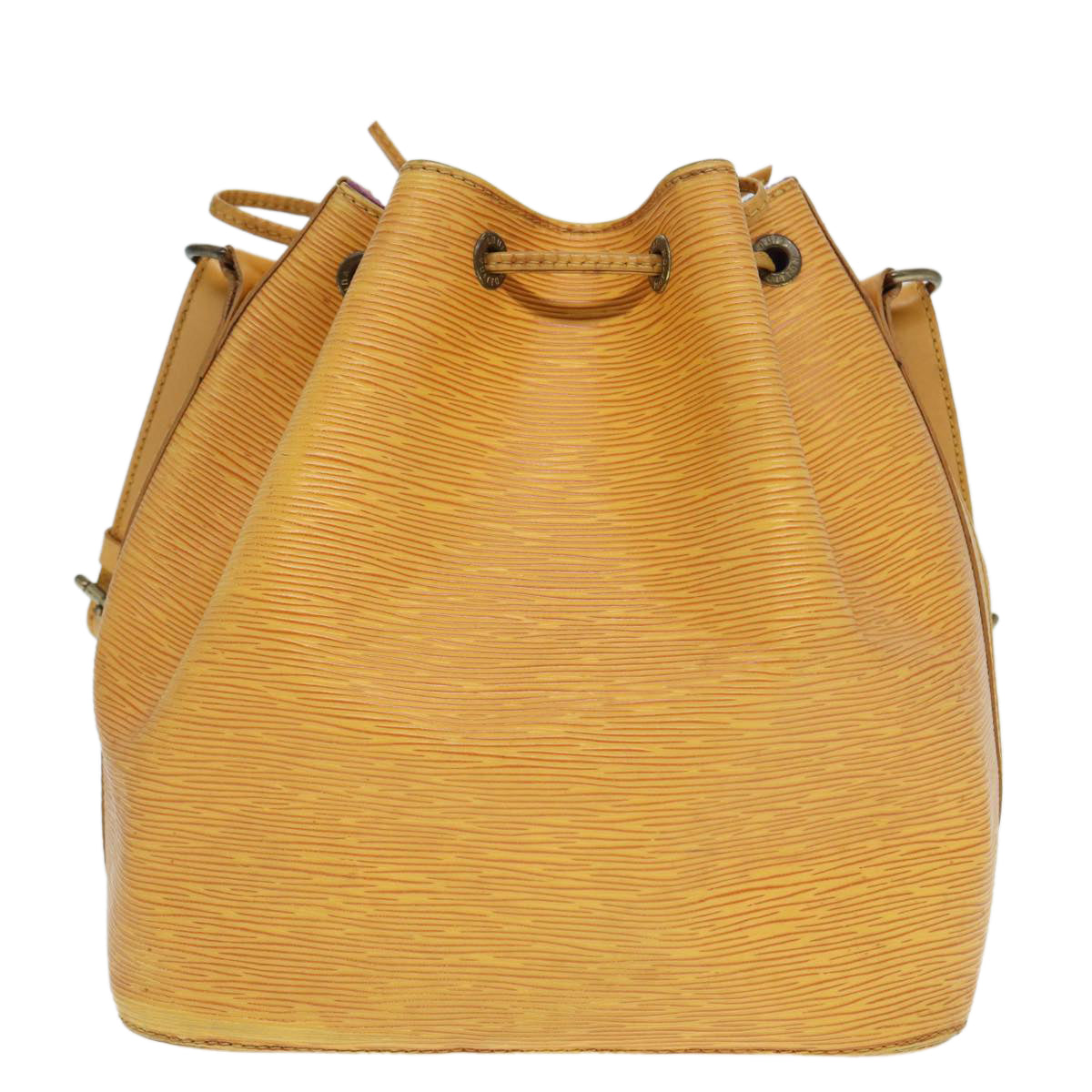 LOUIS VUITTON Epi Petit Noe Shoulder Bag Yellow M44109 LV Auth cl857