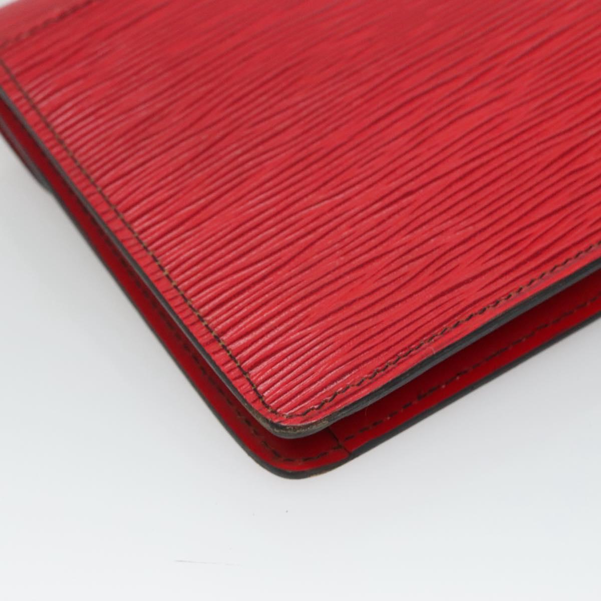 LOUIS VUITTON Epi Montaigne 23 Clutch Bag Red M52667 LV Auth EC007