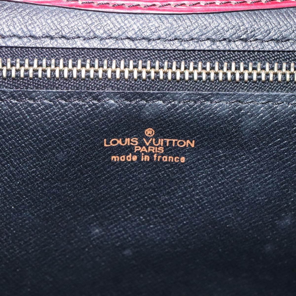 LOUIS VUITTON Epi Montaigne 23 Clutch Bag Red M52667 LV Auth EC007