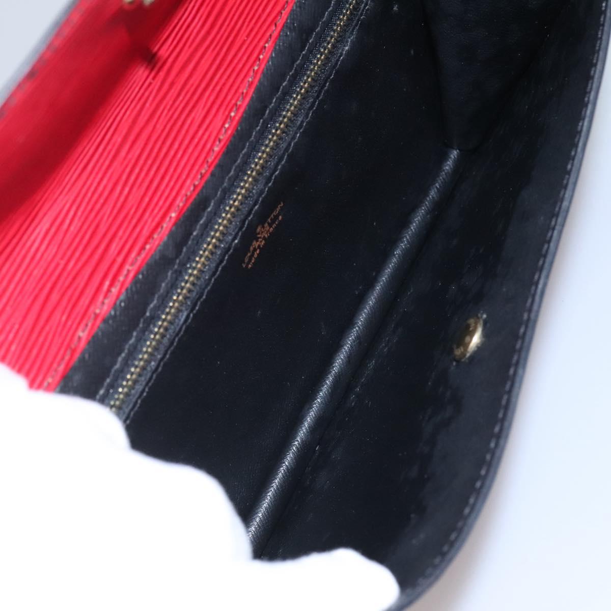 LOUIS VUITTON Epi Montaigne 23 Clutch Bag Red M52667 LV Auth EC007
