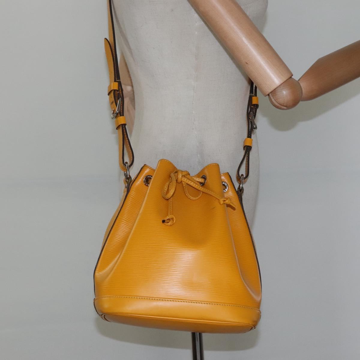 LOUIS VUITTON Epi Noe BB Shoulder Bag Mimosa M40973 LV Auth EC033