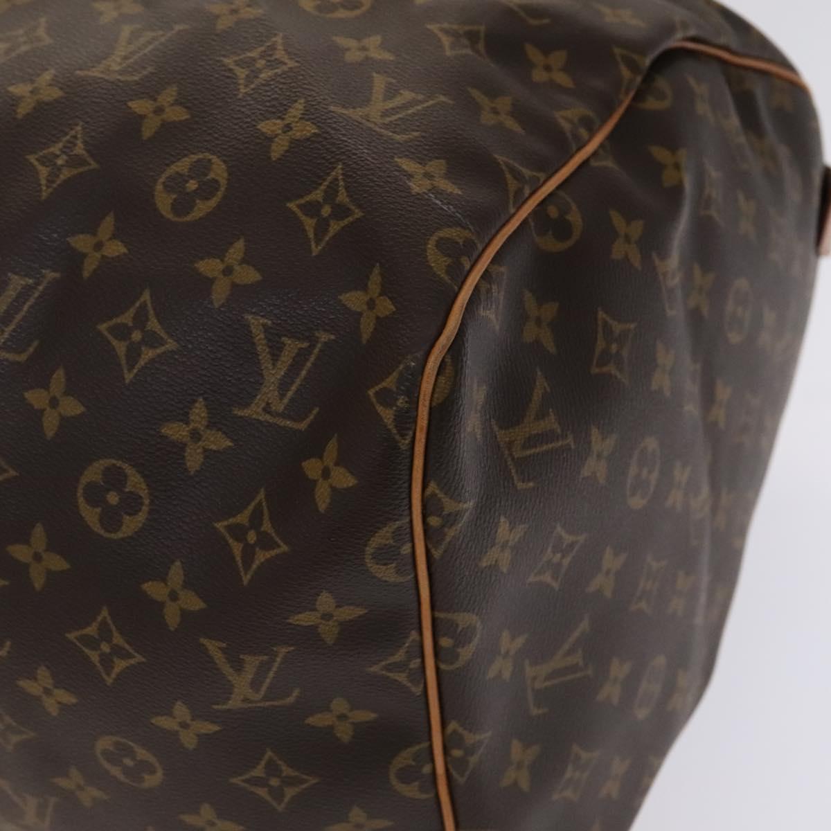 LOUIS VUITTON Monogram Keepall 55 Boston Bag M41424 LV Auth EC039
