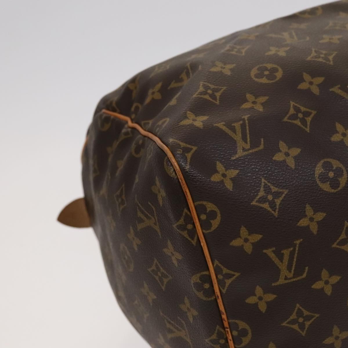 LOUIS VUITTON Monogram Keepall 55 Boston Bag M41424 LV Auth EC039