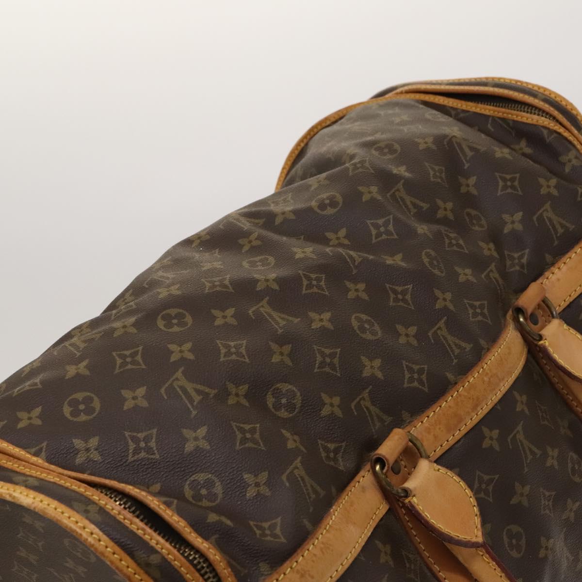 LOUIS VUITTON Monogram Sac Chasseur 55 Boston Bag M41922 LV Auth EC073
