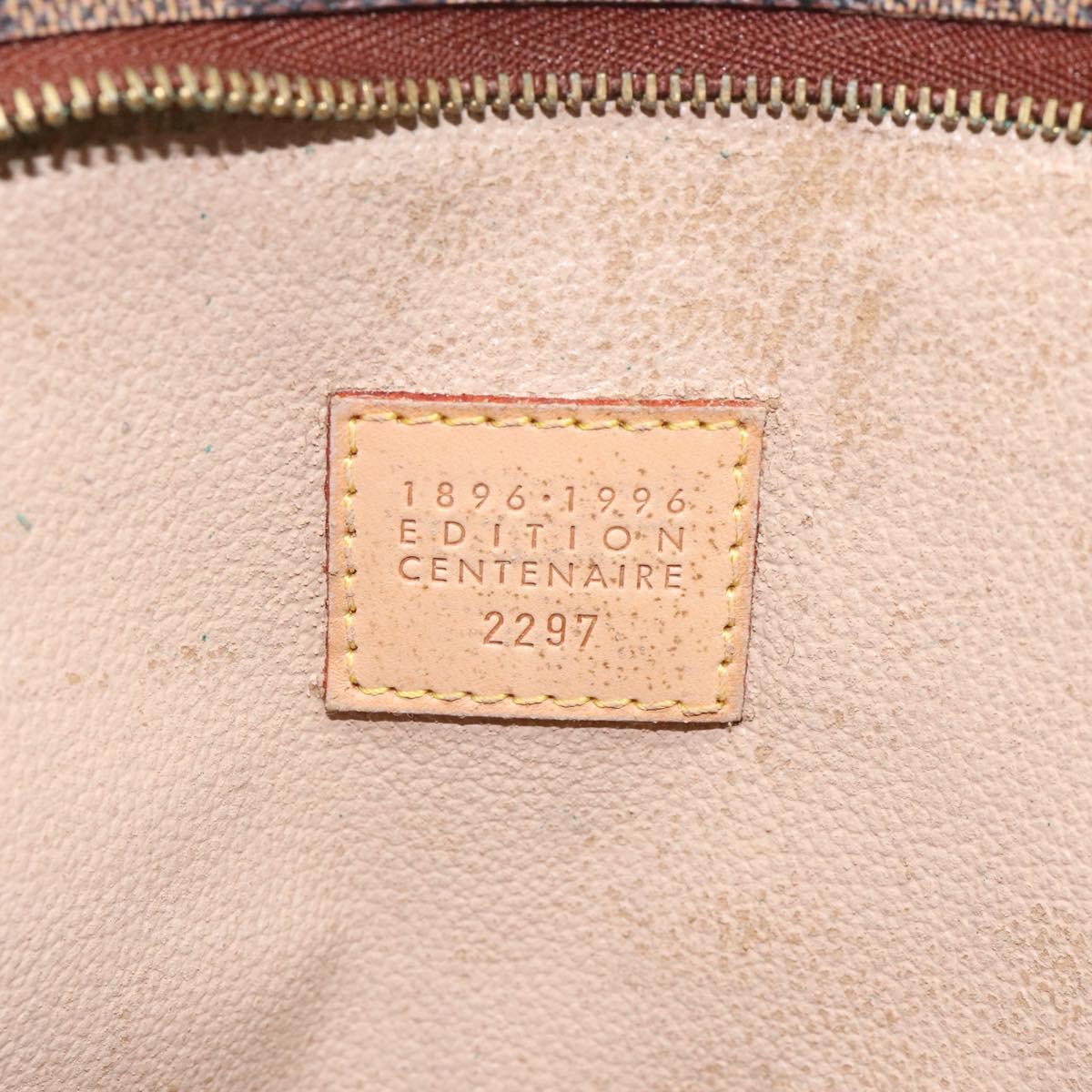 LOUIS VUITTON Damier Ebene Poche Toilette 26 Pouch N47543 LV Auth EC1007