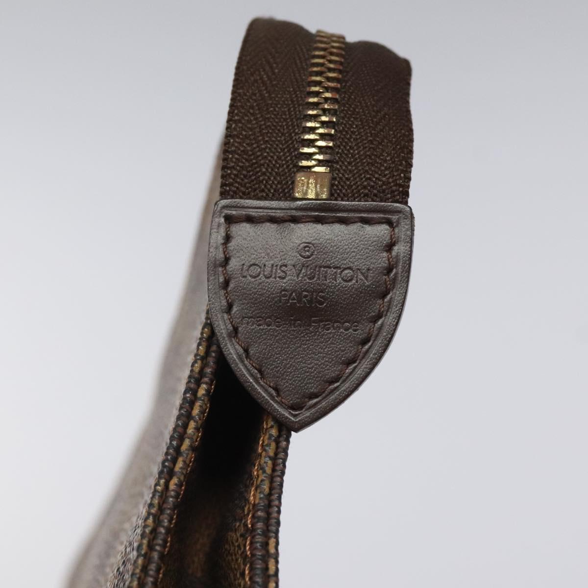 LOUIS VUITTON Damier Ebene Poche Toilette 26 Pouch N47543 LV Auth EC1022