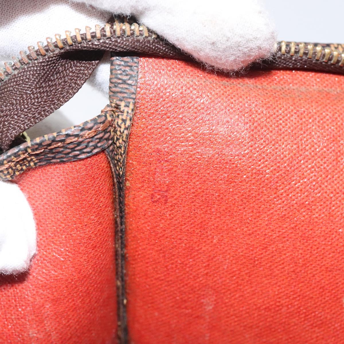 LOUIS VUITTON Damier Ebene Poche Toilette 26 Pouch N47543 LV Auth EC1022