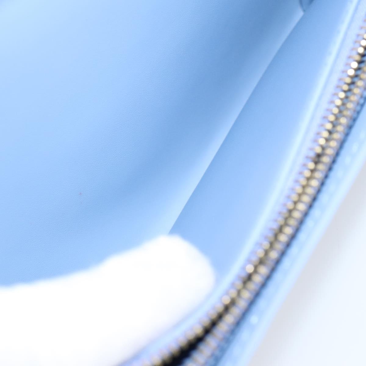 LOUIS VUITTON Vernis Pochette Porte Monnaie Credit Lavande M91235 LV Auth EC1023