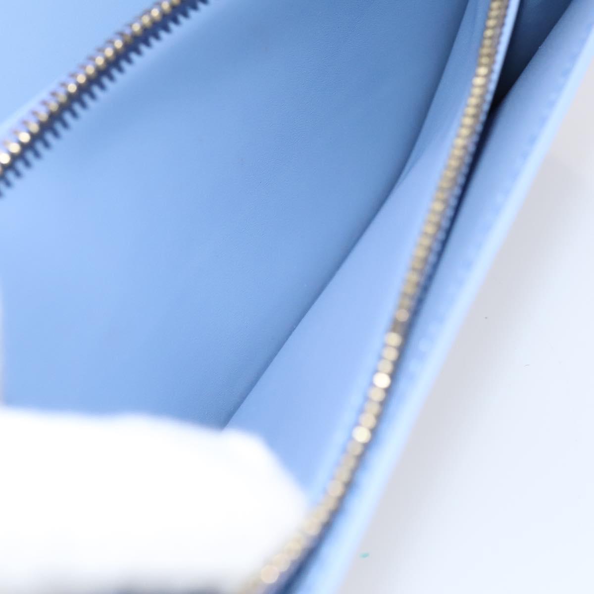 LOUIS VUITTON Vernis Pochette Porte Monnaie Credit Lavande M91235 LV Auth EC1023