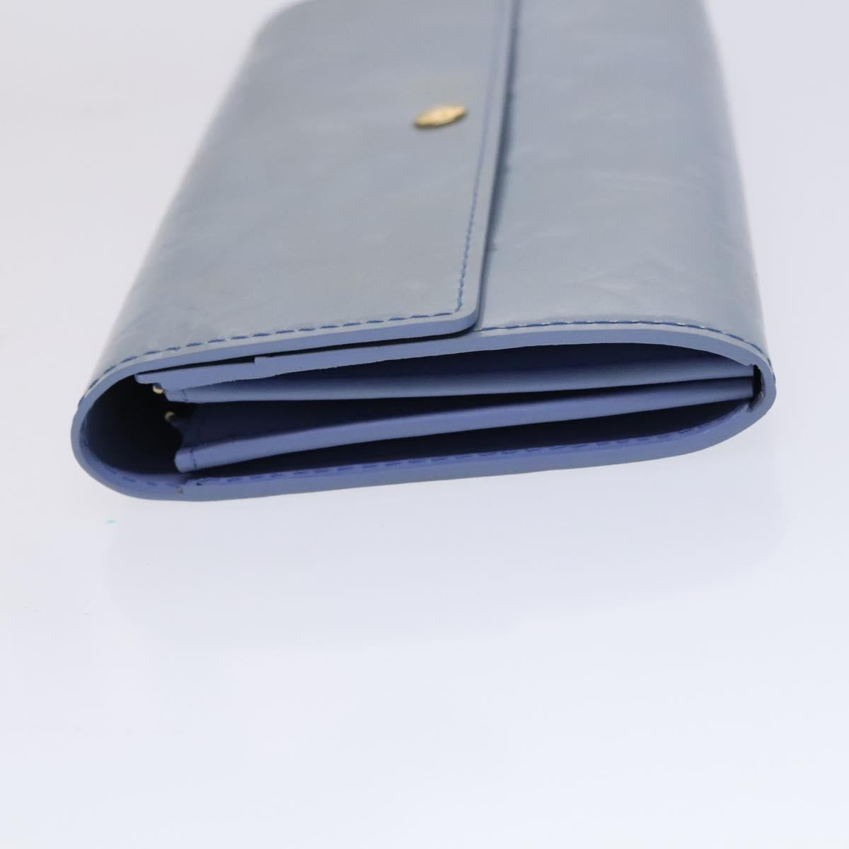 LOUIS VUITTON Vernis Pochette Porte Monnaie Credit Lavande M91235 LV Auth EC1023