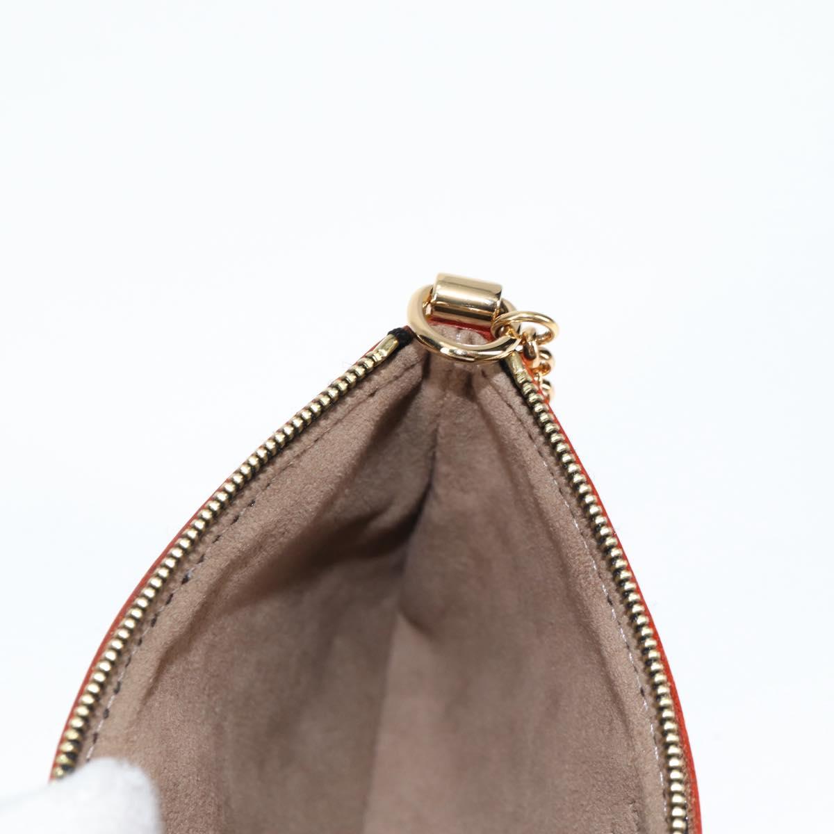 LOUIS VUITTON Multicolor Pochette Mira PM Pouch Black M60099 LV Auth EC1036SM