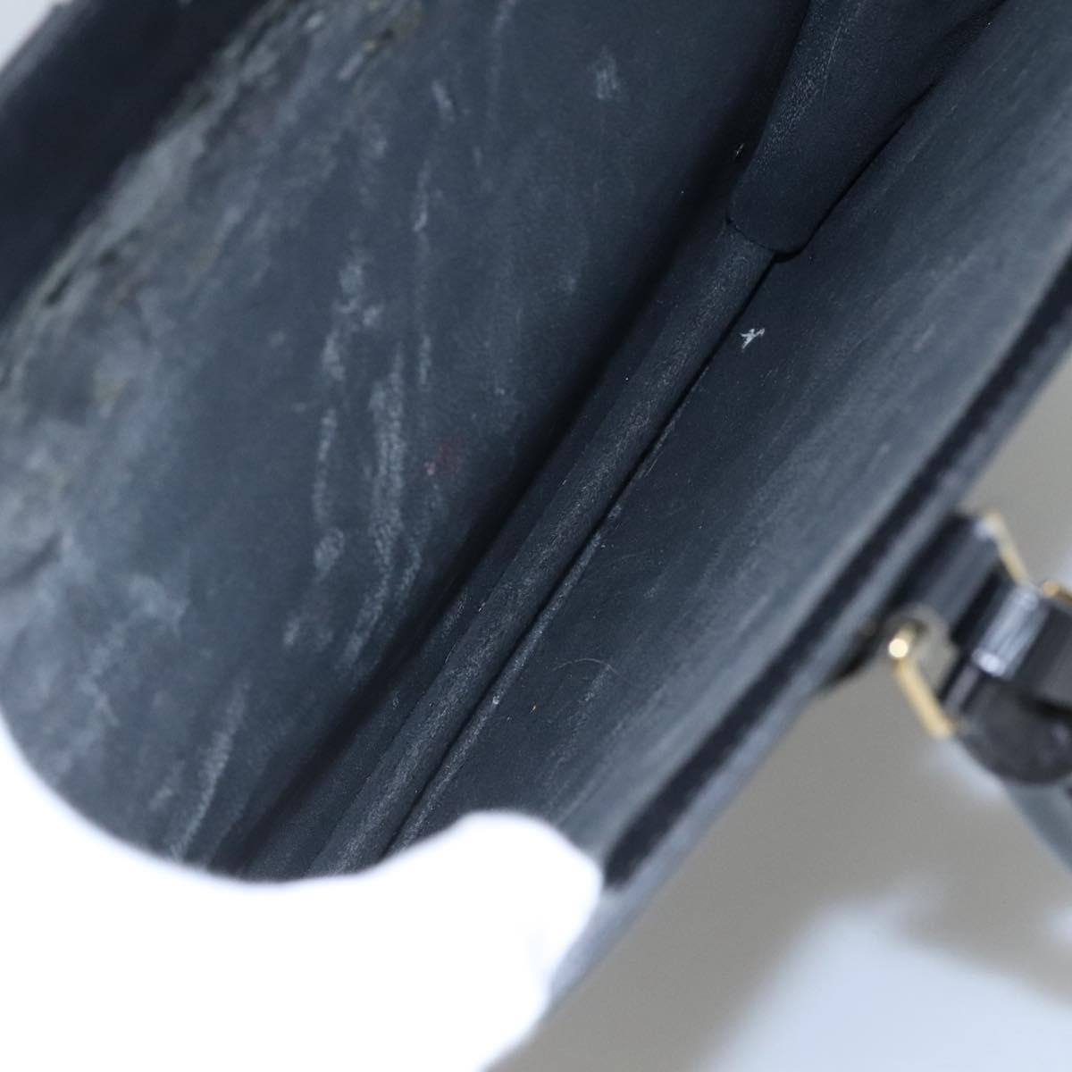 LOUIS VUITTON Epi Sac Plat Hand Bag Black M59082 LV Auth EC107