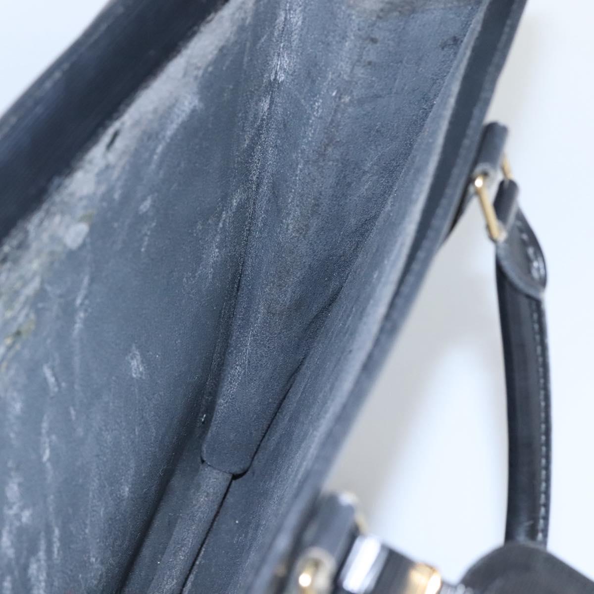 LOUIS VUITTON Epi Sac Plat Hand Bag Black M59082 LV Auth EC107