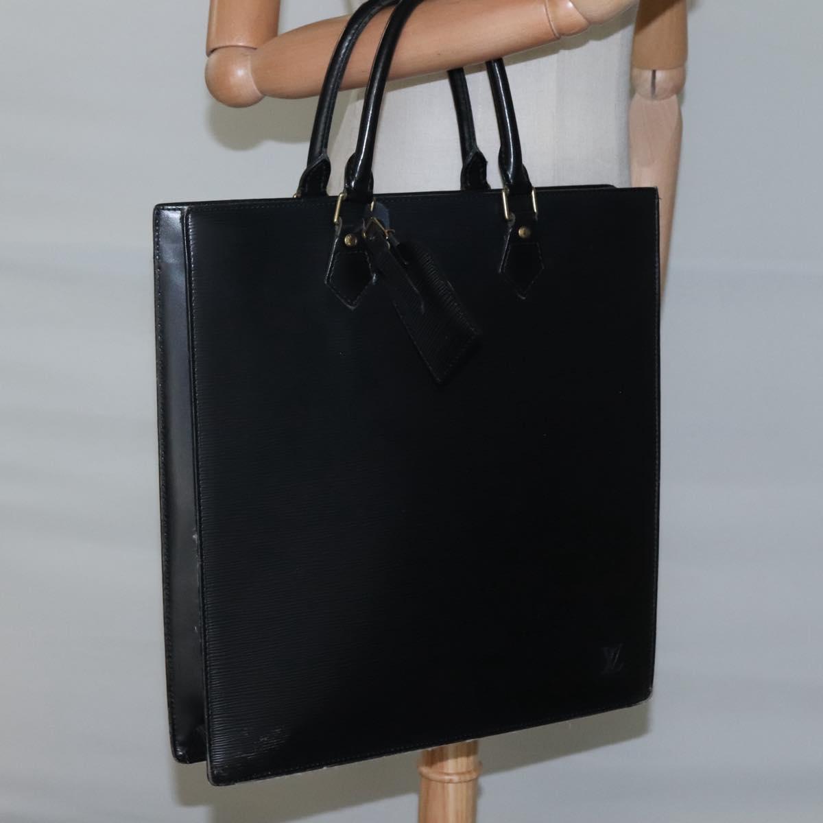LOUIS VUITTON Epi Sac Plat Hand Bag Black M59082 LV Auth EC107