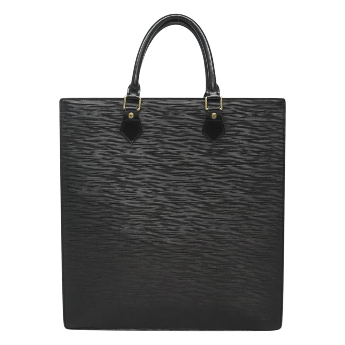 LOUIS VUITTON Epi Sac Plat Hand Bag Black M59082 LV Auth EC107