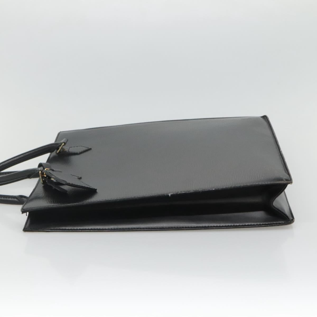 LOUIS VUITTON Epi Sac Plat Hand Bag Black M59082 LV Auth EC107