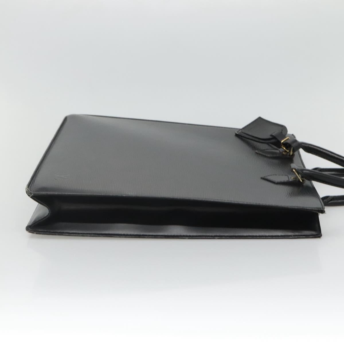 LOUIS VUITTON Epi Sac Plat Hand Bag Black M59082 LV Auth EC107