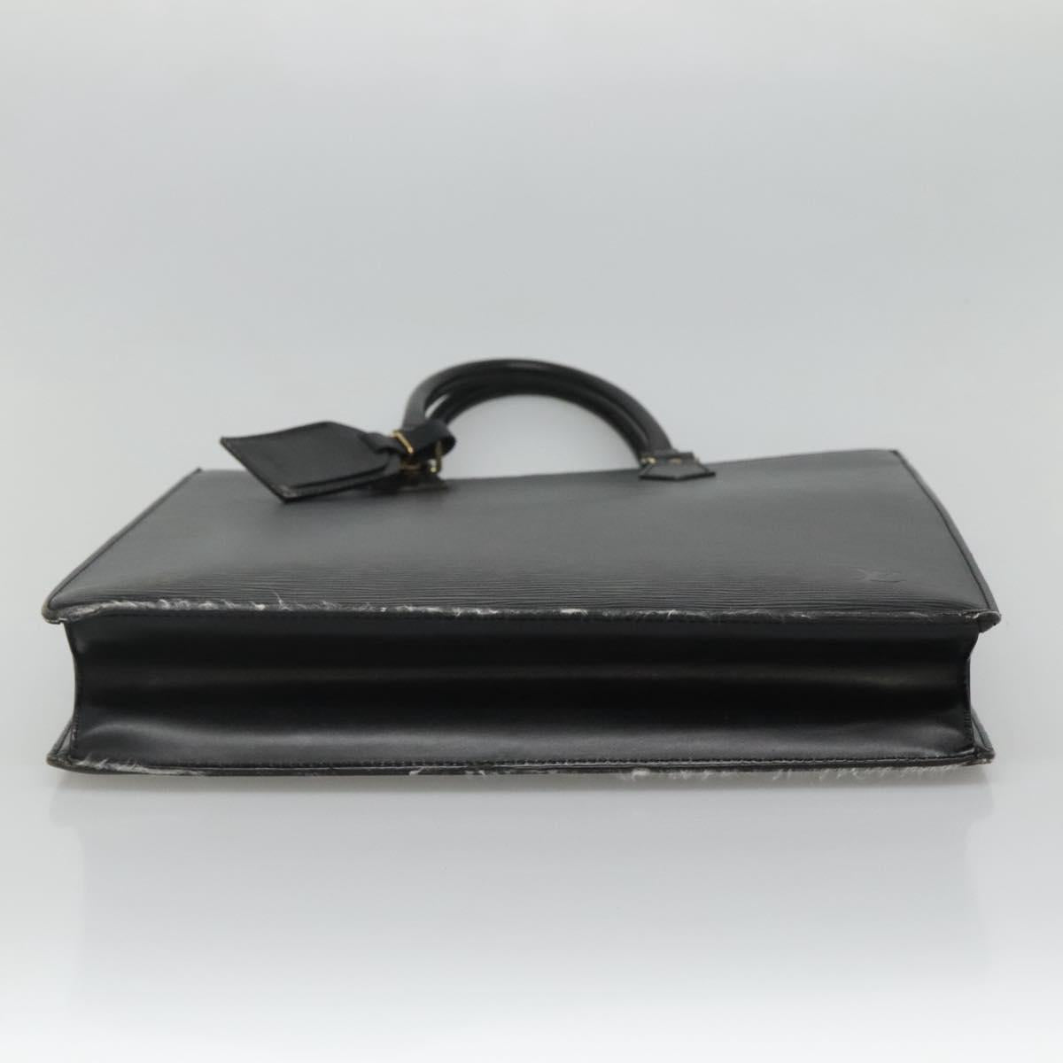 LOUIS VUITTON Epi Sac Plat Hand Bag Black M59082 LV Auth EC107