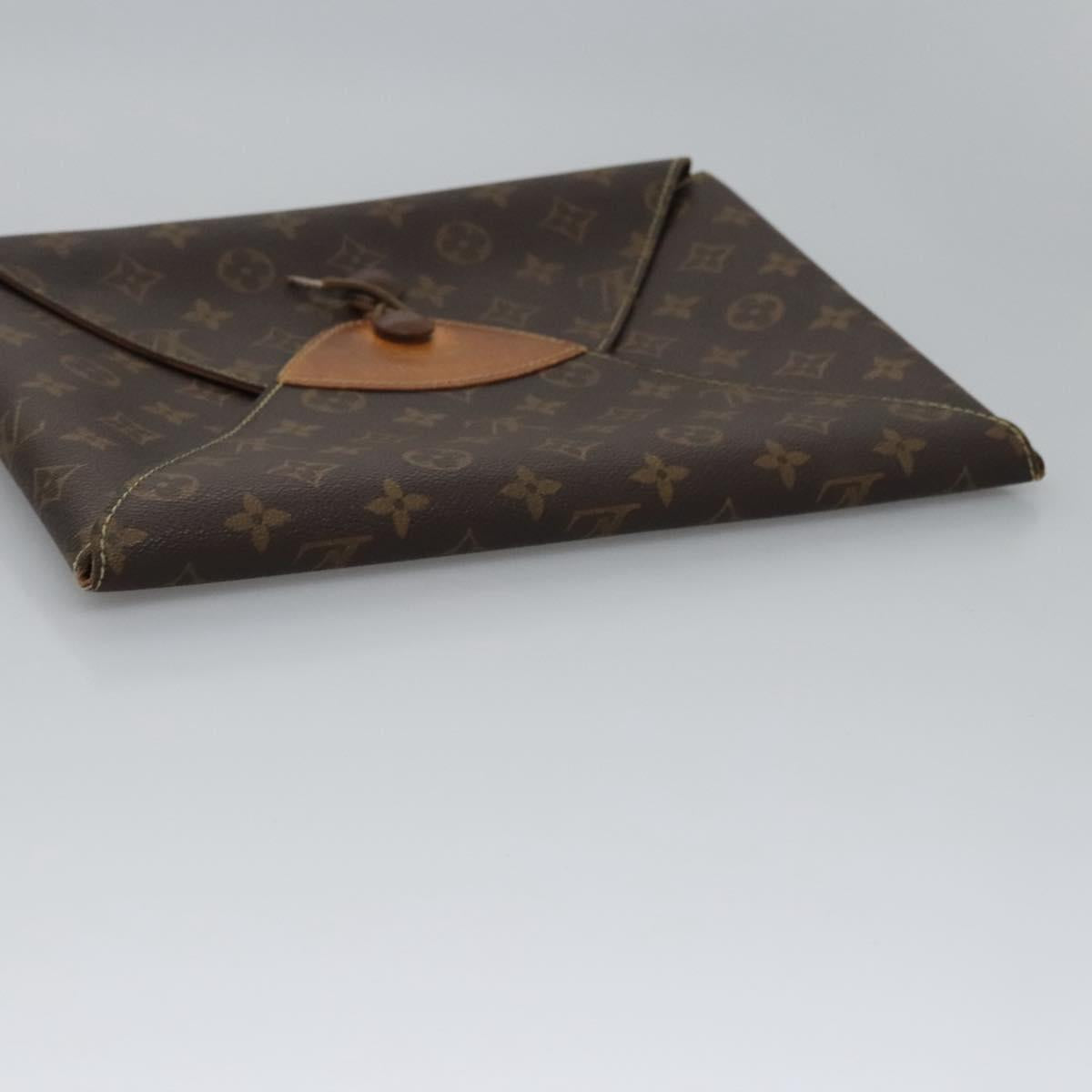 LOUIS VUITTON Monogram Visionaire Briefcase M99045 LV Auth EC124
