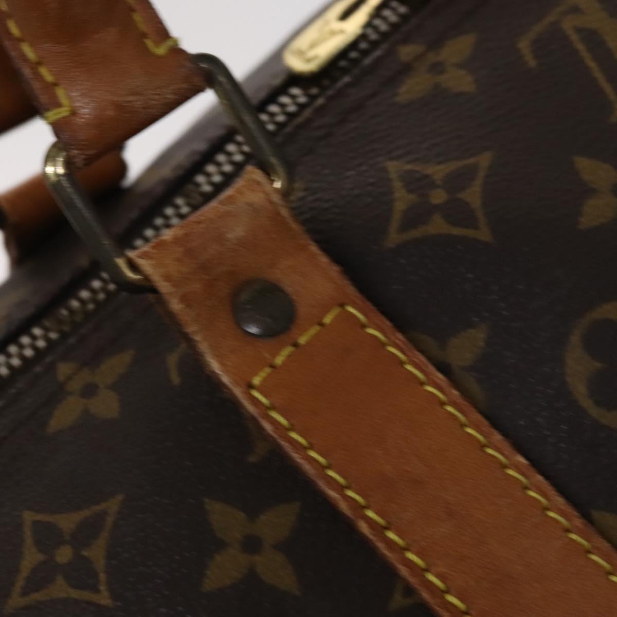 LOUIS VUITTON Monogram Keepall 60 Boston Bag M41422 LV Auth EC136