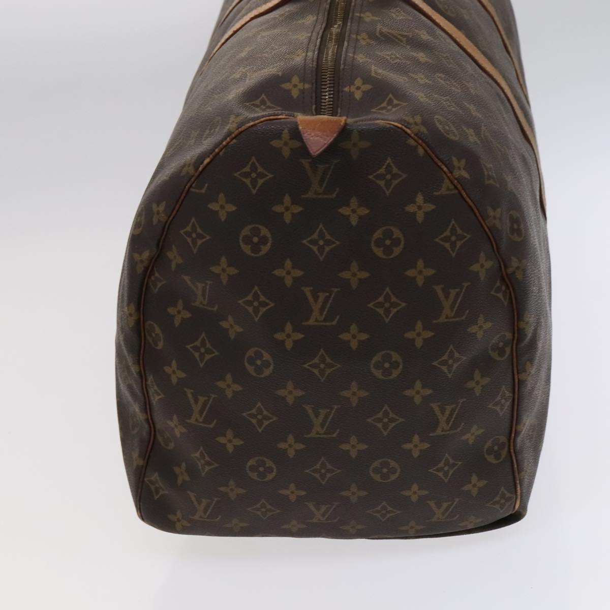 LOUIS VUITTON Monogram Keepall 60 Boston Bag M41422 LV Auth EC136