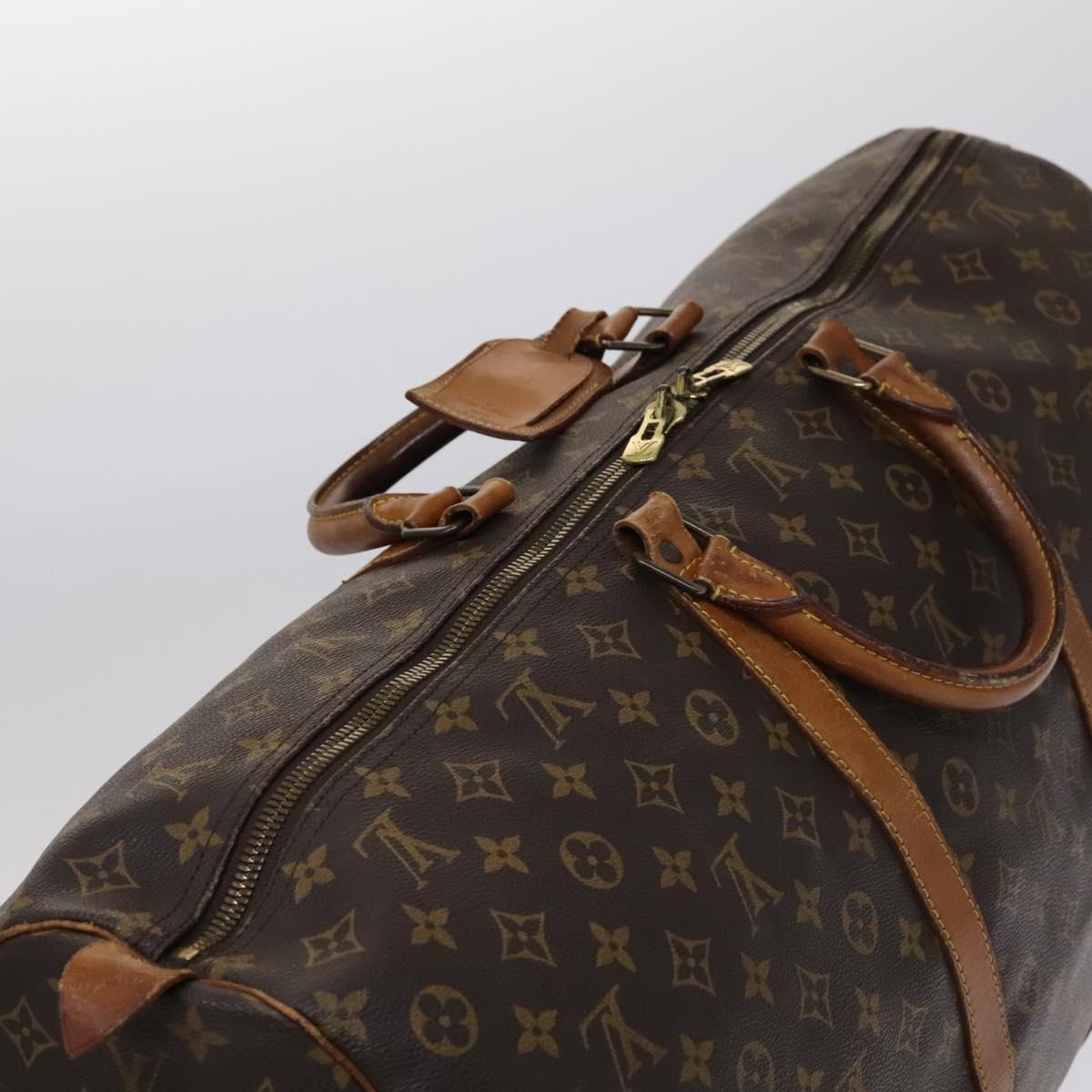 LOUIS VUITTON Monogram Keepall 60 Boston Bag M41422 LV Auth EC136