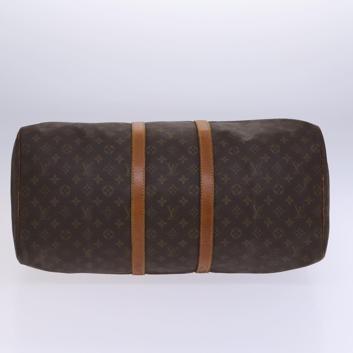 LOUIS VUITTON Monogram Keepall 55 Boston Bag Vintage M41424 LV Auth EC157