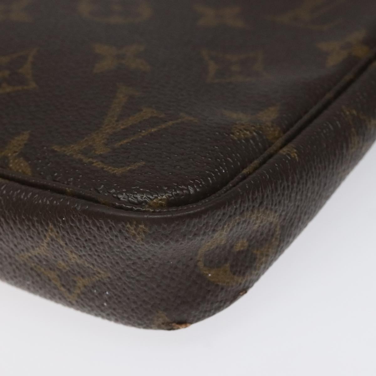 LOUIS VUITTON Monogram Pochette Accessoires Pouch M51980 LV Auth EC167