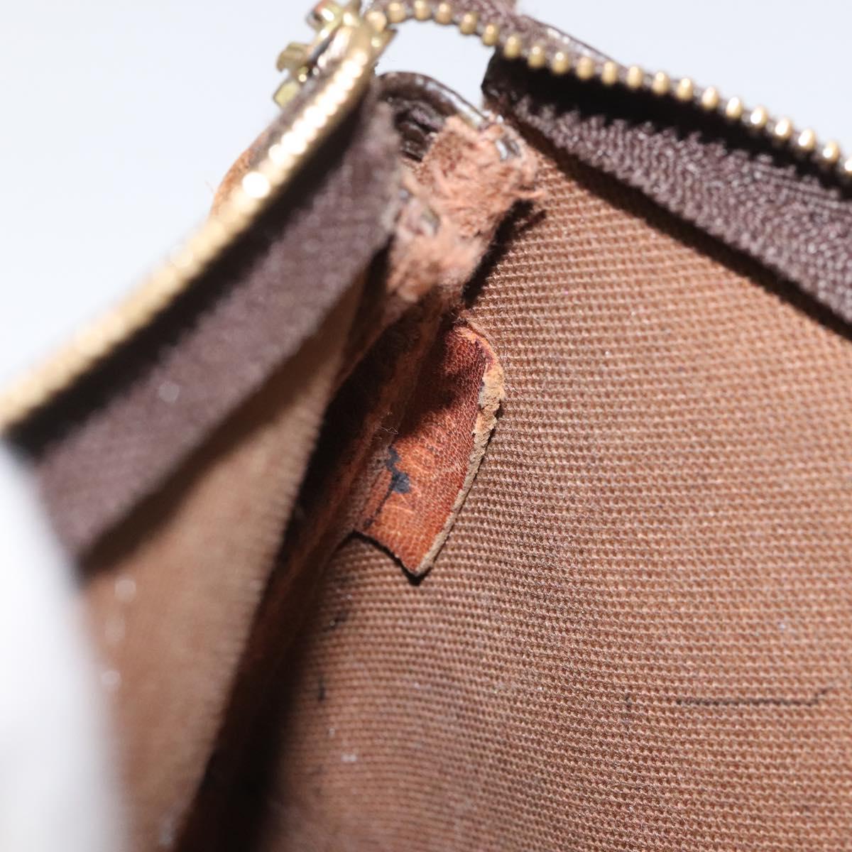 LOUIS VUITTON Monogram Pochette Accessoires Pouch M51980 LV Auth EC167