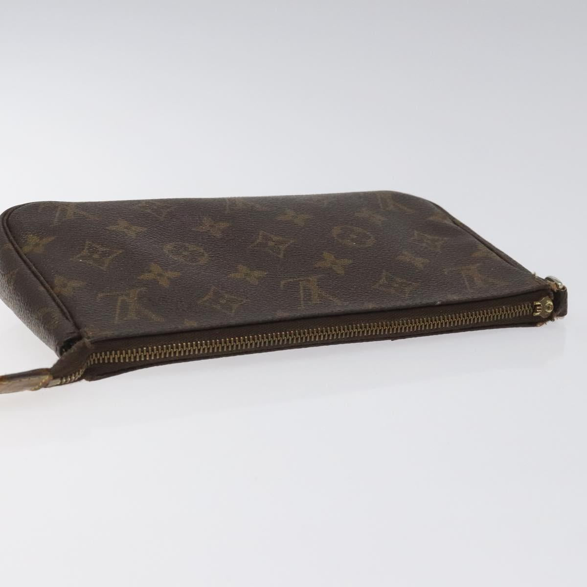 LOUIS VUITTON Monogram Pochette Accessoires Pouch M51980 LV Auth EC167