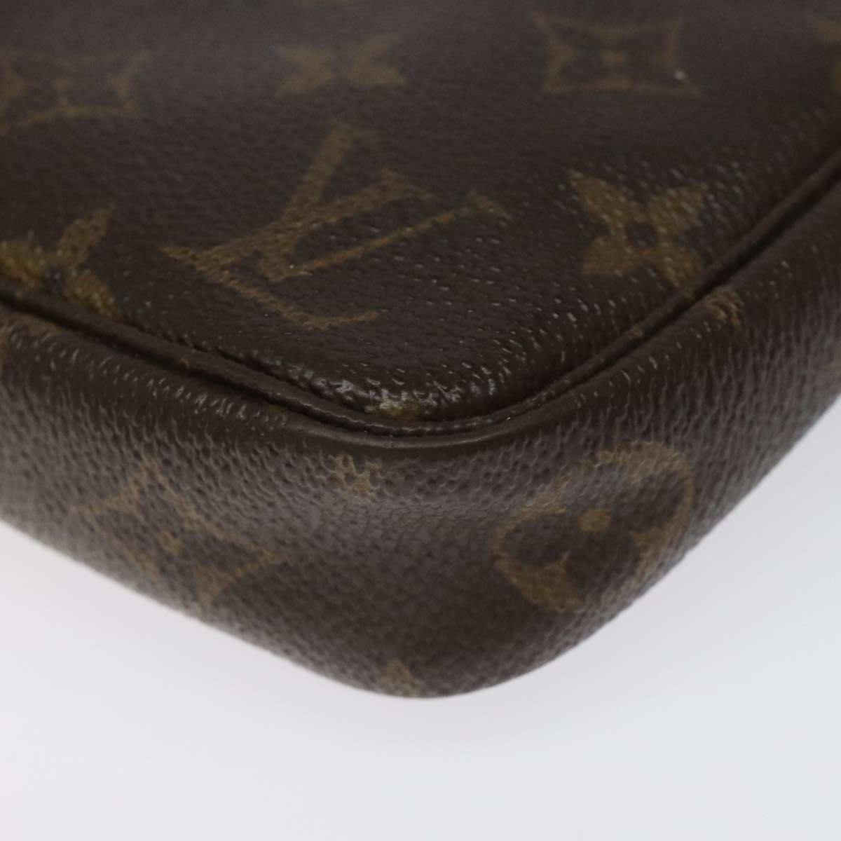 LOUIS VUITTON Monogram Pochette Accessoires Pouch M51980 LV Auth EC167