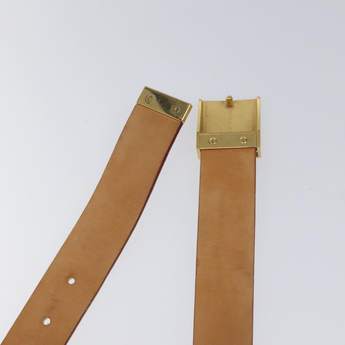 LOUIS VUITTON Monogram Multicolor Ceinture Carre Belt White M9270U Auth EC172V