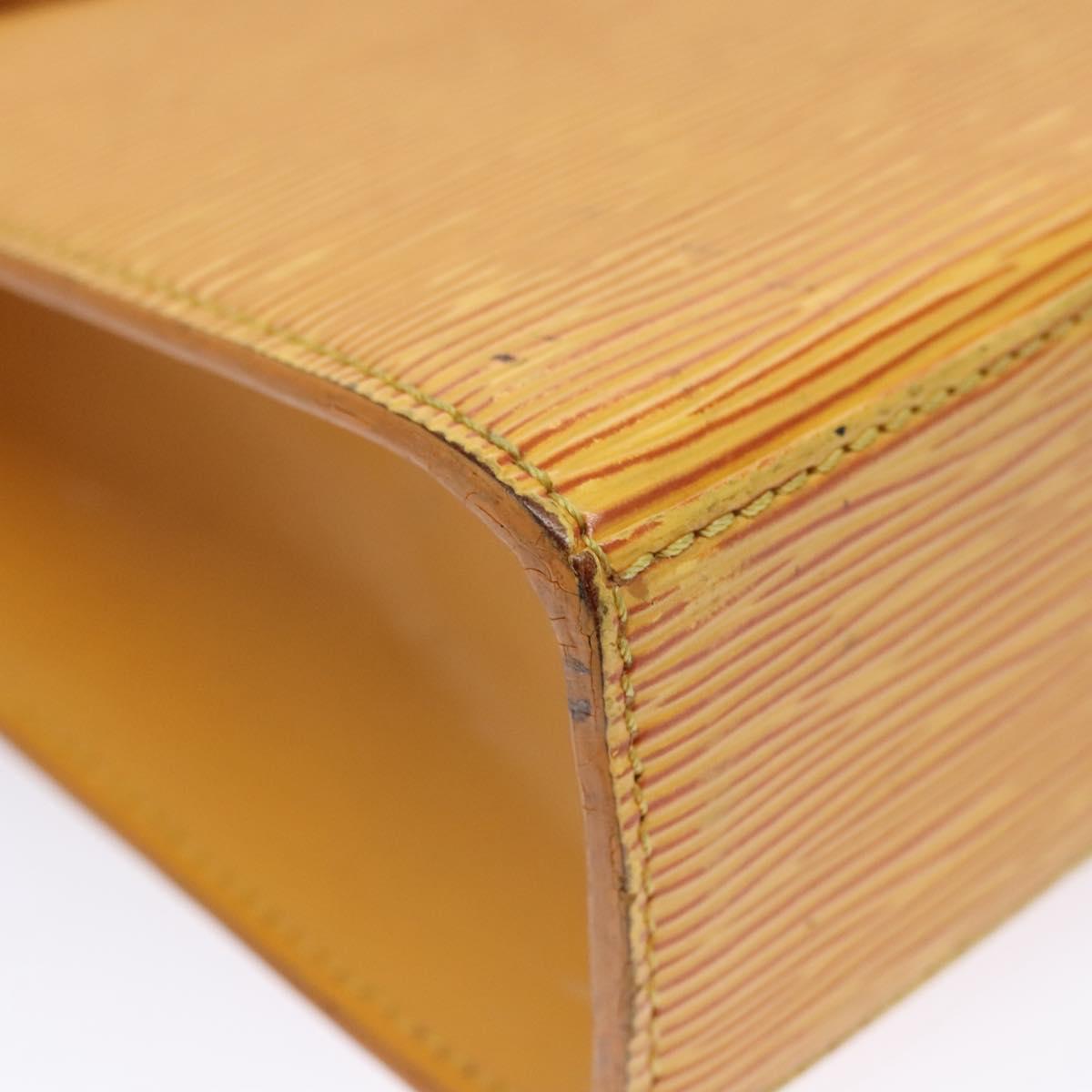 LOUIS VUITTON Epi Malesherbes Hand Bag Tassili Yellow Jonne M52379 LV Auth EC198