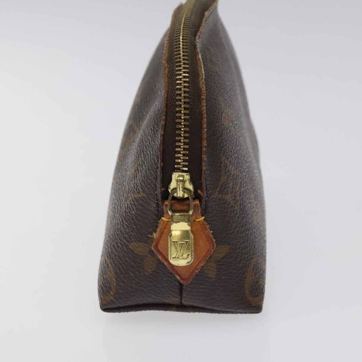 LOUIS VUITTON Monogram Pochette Cosmetic PM Cosmetic Pouch M47515 LV Auth EC216