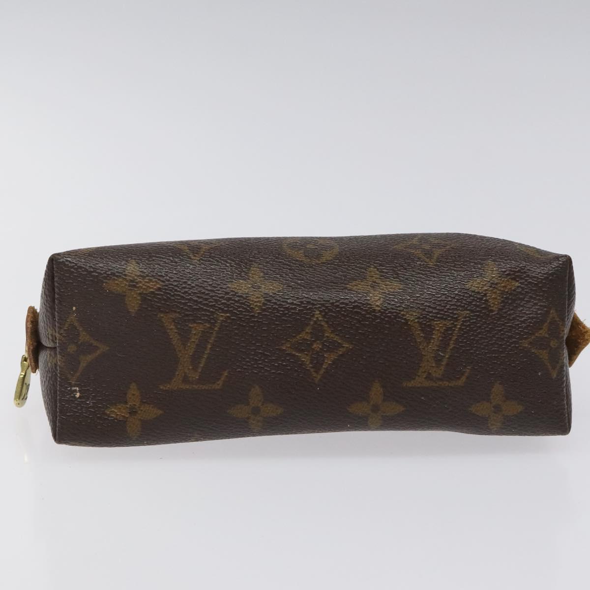 LOUIS VUITTON Monogram Pochette Cosmetic PM Cosmetic Pouch M47515 LV Auth EC216