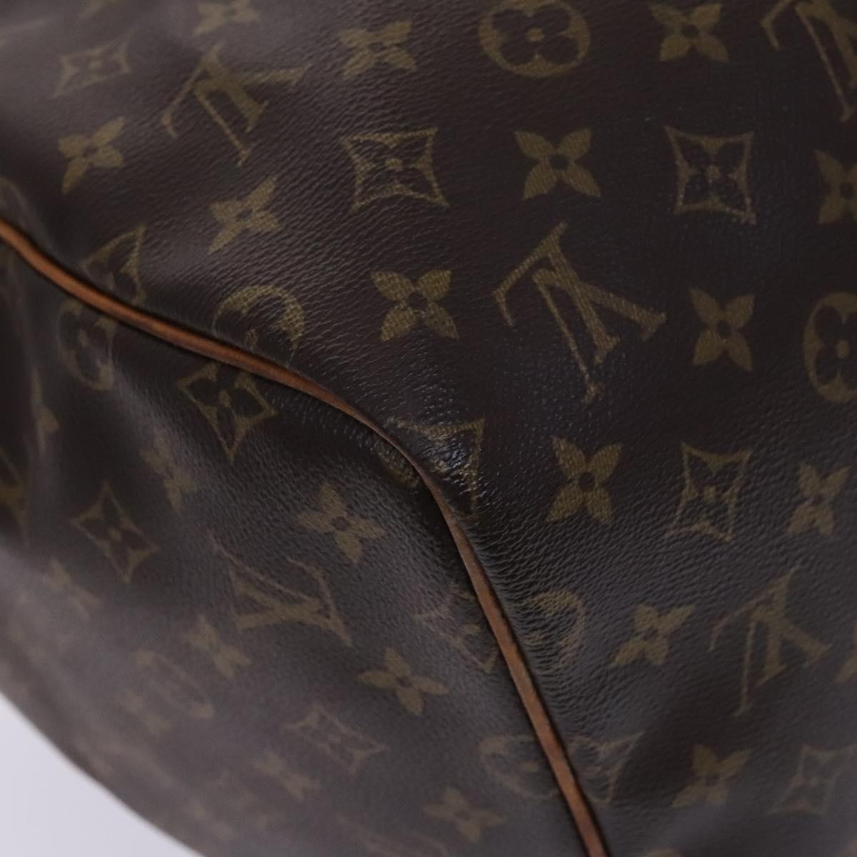 LOUIS VUITTON Monogram Keepall 55 Boston Bag M41424 LV Auth EC256