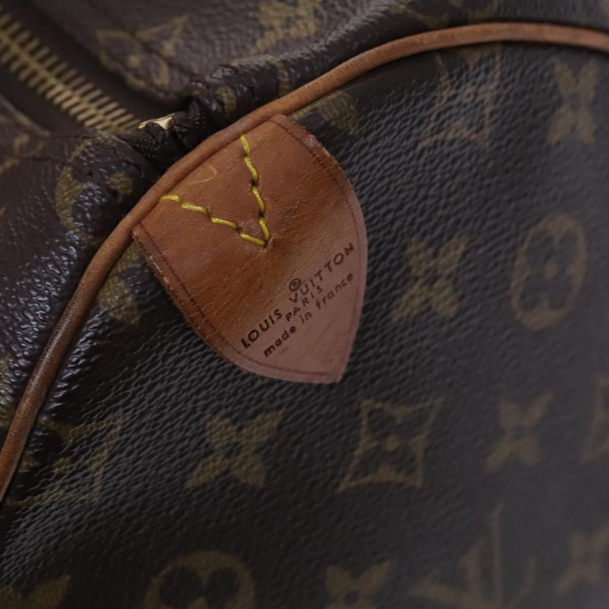LOUIS VUITTON Monogram Keepall 55 Boston Bag M41424 LV Auth EC256