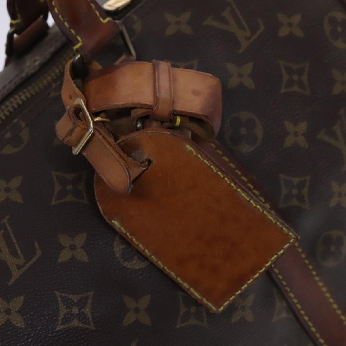 LOUIS VUITTON Monogram Keepall 55 Boston Bag M41424 LV Auth EC256