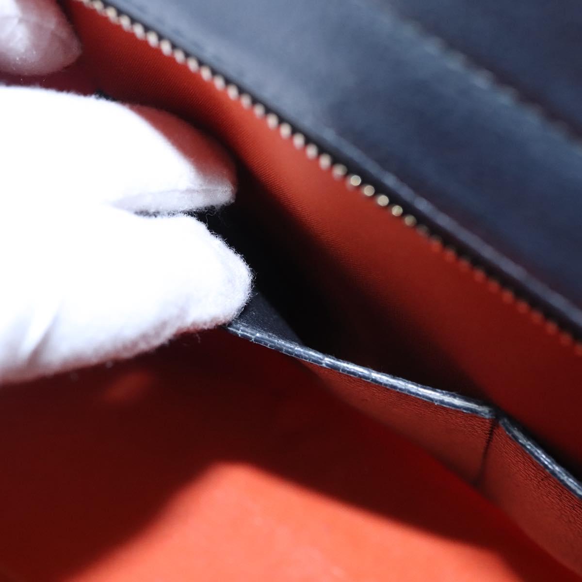 BVLGARI Aruba Hand Bag Leather 2way Green Auth EC308