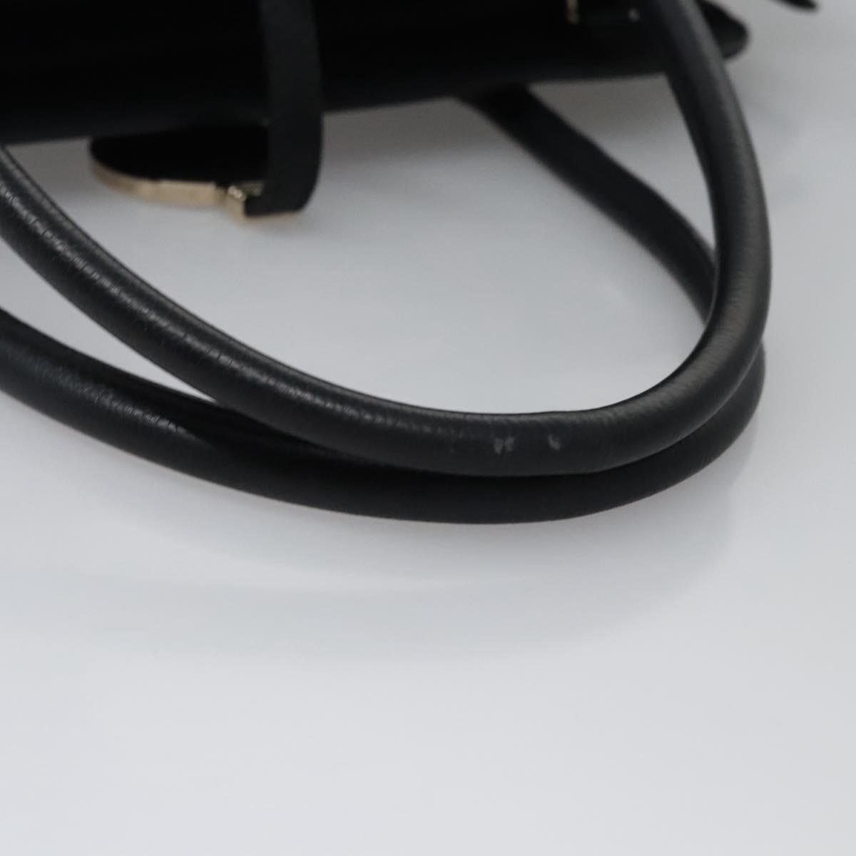 BVLGARI Aruba Hand Bag Leather 2way Green Auth EC308