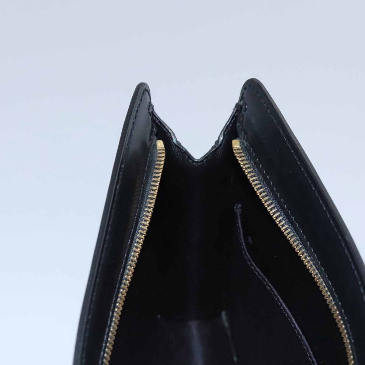 LOUIS VUITTON Epi Pochette Homme Clutch Bag Black Noir M52522 LV Auth EC319